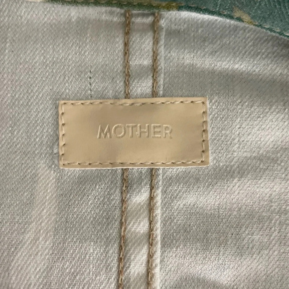 Mother Denim Women’s The Fly Away Jacket Tropical Camo Green Size XS Spring - Picture 10 of 16